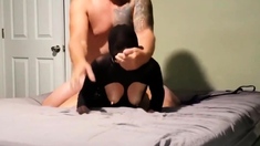Slut tamed with whip and cock