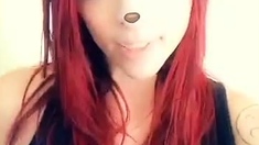 Naughty Redhead Webcam Babe