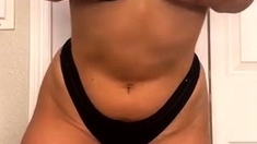 Karissaeats Nude Black Bra And Panty Masturbation Onlyfans