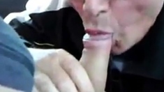 Daddy Blowjob In A Car