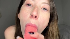 ASMR GF Suck Your Cock, Cum in my Mouth.