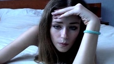 Pale amateur teen brunette Lynn Love