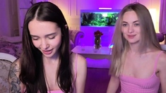 Blonde And Brunette Lesbians Munch Their Asses