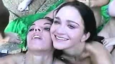MILF group sex outdoor cumshot and facial204