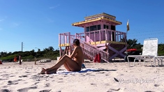 Sexdate amateurs at the public beach 2