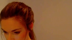 Pale amateur teen brunette Lynn Love