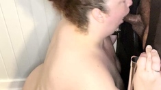 Charlie glory hole blowjob