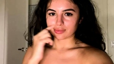 Leann amateur beautiful brunette with big boobs