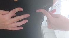 Big boobs milf masturbates with her dildo