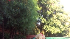 Amateur blonde ass fucked