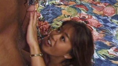 Kinky double japanese blowjob and hardcore fucking session