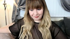 Mature BBW solo posing on webcam