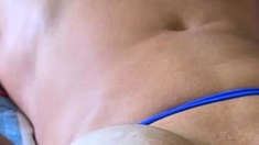 Amateur tennis player exposes her big boobs