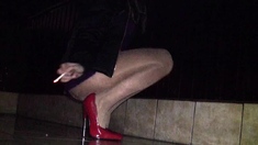 Three Milfs And Guy In Foot Fetish Orgy