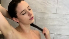 Brunette Solo Webcam Masturbation