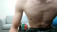 Amateur hunks solo jerk