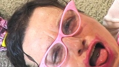 Amateur with big ass blowjob before getting licked