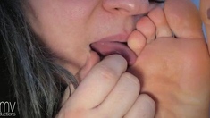Foot Tongue Mouth And Vore Schoolgirl Feet Training