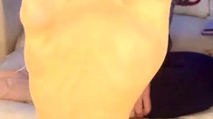Blonde And Brunette Foot Fetish Fucking