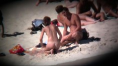 Cap dagde beach voyeur 3 swingers sex beach