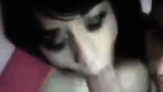 Cute latina Double Teen suck monster dick