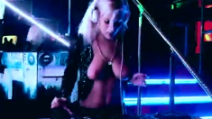 Club Dj Flashing Hot Tits Dancing