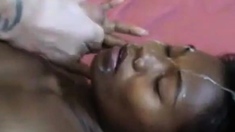 Pattaya thai street hooker gives Blowjob to sextorist LBFM