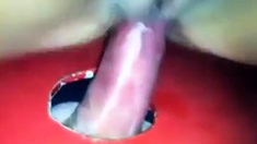 Cum Dripping Gloryhole Pussy