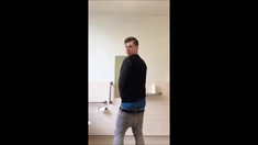 Boy Sagging And Cum At University