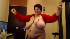 bbw granny dance