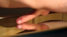 Mirror humping cumming